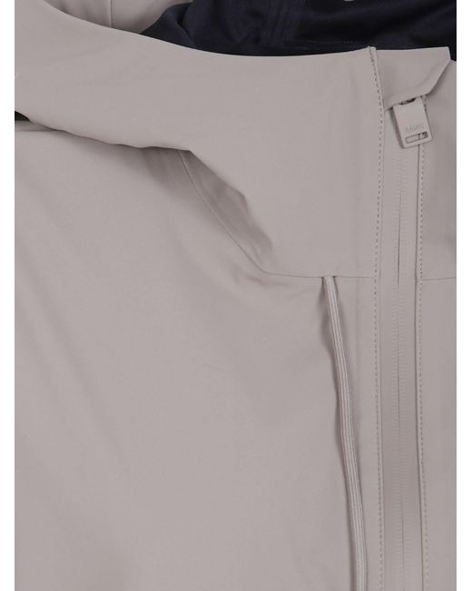 Rains Gray Long-Sleeved Casual Jacket