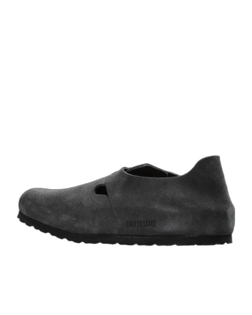 Birkenstock Black Flat Business-Casual Shoes for men