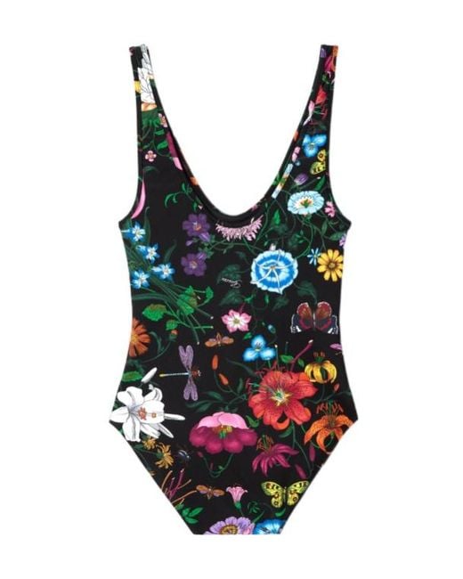 Gucci Multicolor Flora One-Piece Swimsuit