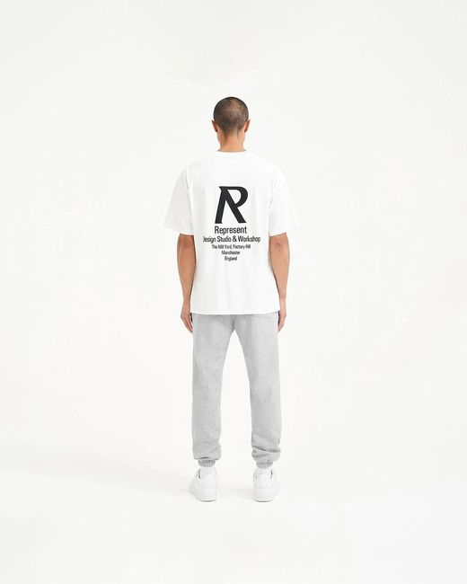 Represent Brown Elastic Waist Sweatpants for men