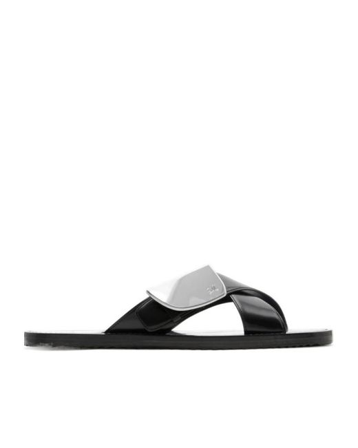 Burberry Multicolor Strip Shield Slip-On Slides for men