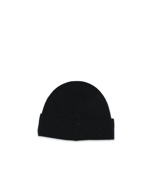 A.P.C. Black Harry Knit Cap for men