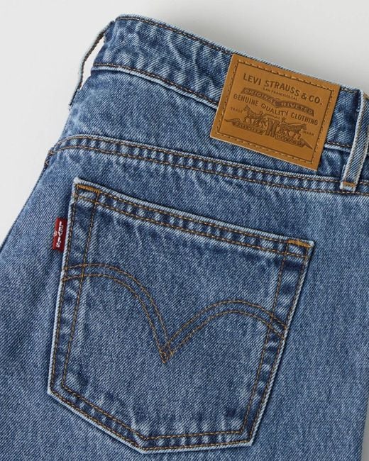 Levi's Blue Low Straight Jeans