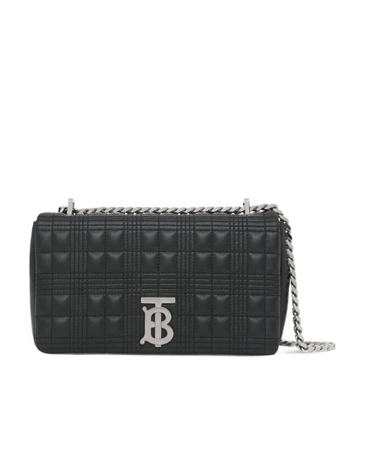Burberry Black Quilted Small Lola Shoulder Bag