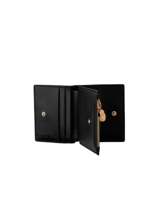 Borbonese White Zip-Around Patterned Wallet