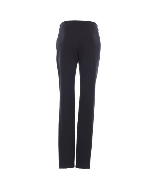 Ann Demeulemeester Blue Straight Leg Pants