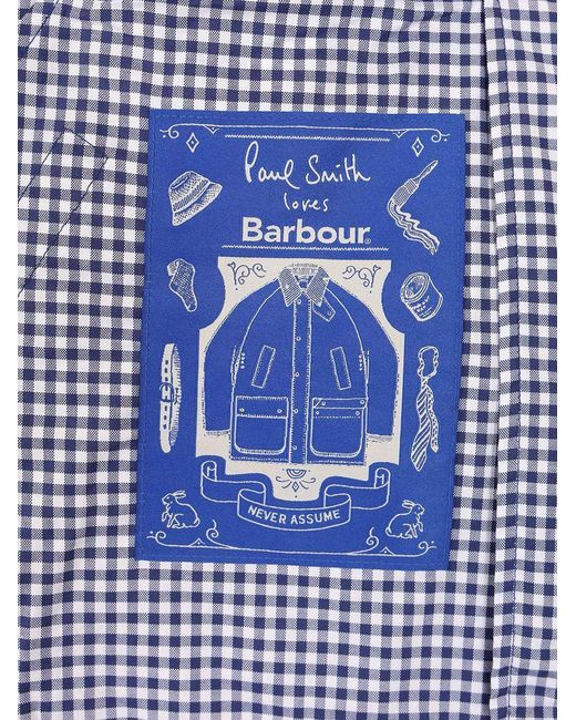 Barbour Purple X Paul Smith Transport Casual Jacket for men