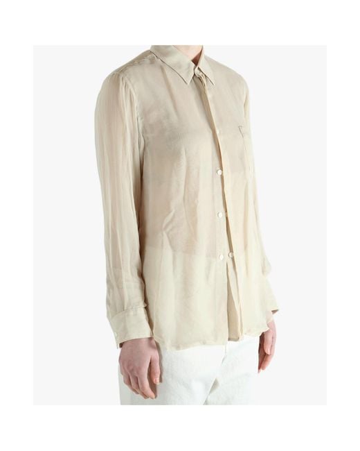 Comme des Garçons Natural Long-Sleeved Shirt