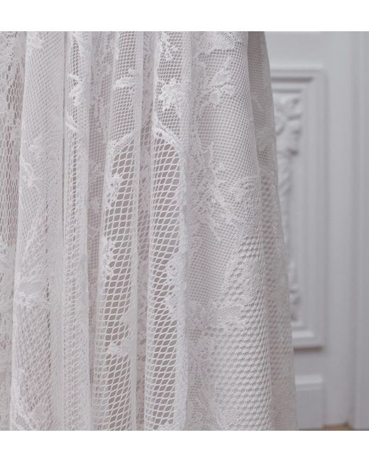 Dior White Mid-Length Flared Skirt