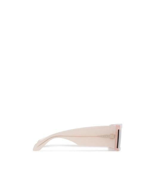 Alaïa Brown Alaïa Rectangle Frame Sunglasses