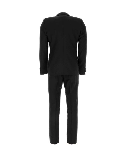Prada Black Single-Breasted Tailored Blazer for men