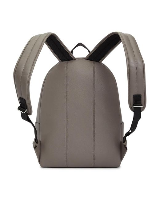 Bally Gray Zippered Backpack for men