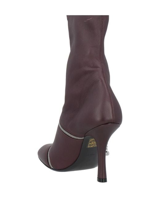 Burberry Purple Fashion Ankle Boots
