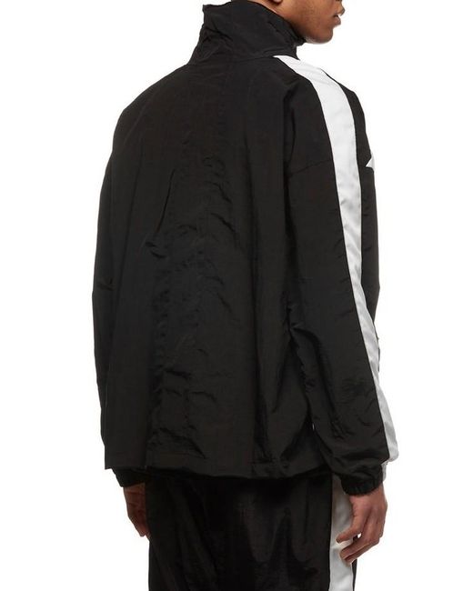 Daniel Patrick Black Striped Trimmed Casual Jacket for men