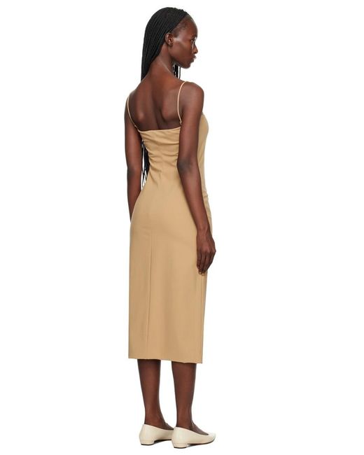 The Row Natural Haku Sleeveless Dress