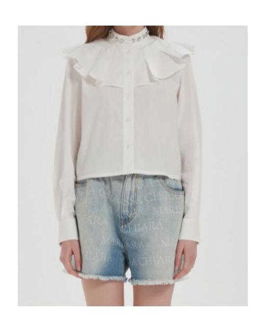 Marissa Chiara White Long Sleeve Shirt