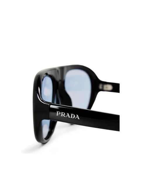 Prada Metallic Aviator Sunglasses for men