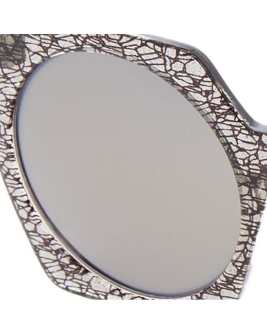 Yohji Yamamoto Metallic Oversized Sunglasses