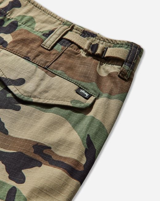 Stussy Green Stüssy Ripstop Cargo Pants for men