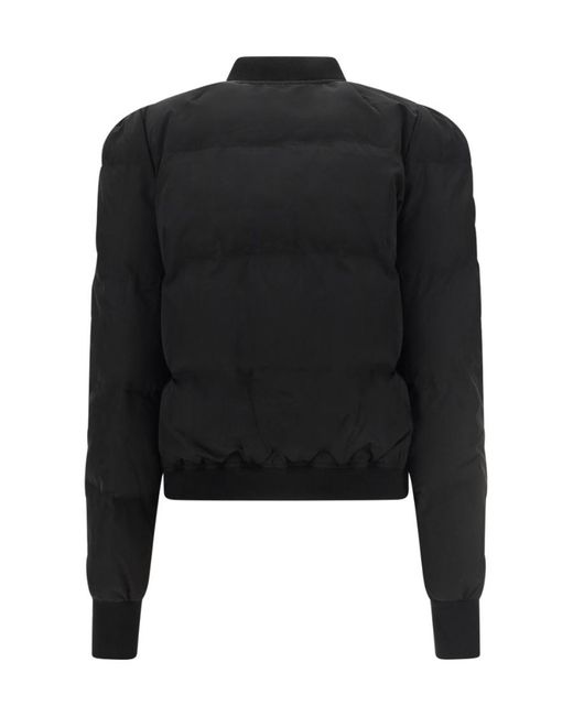 Isabel Marant Black Padded Bomber Jacket