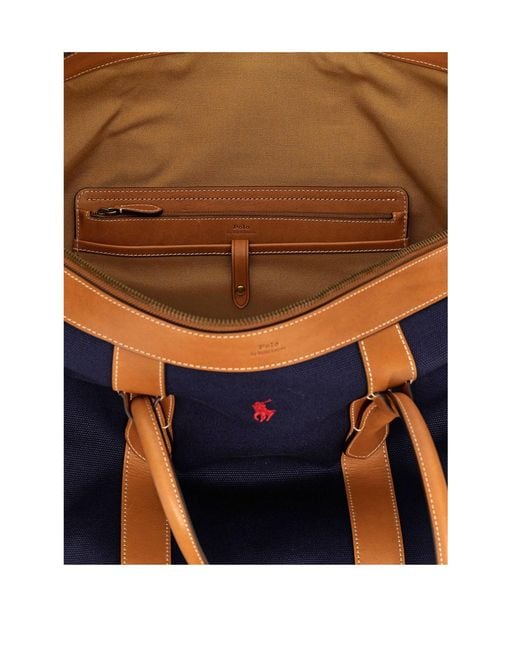 Polo Ralph Lauren Blue Polo Pony-Motif Luggage