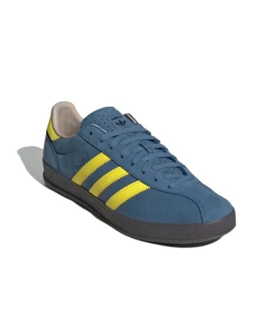 Adidas Originals Blue Gazelle Low-Top Sneakers for men