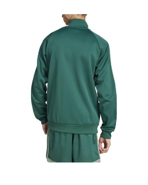 Adidas Originals Green Simple Sports Jacket for men
