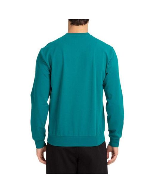 EA7 Blue Logo Round-Necked Sweater for men