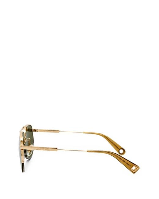 Jacquemus Green Geometric-Frame Sunglasses for men