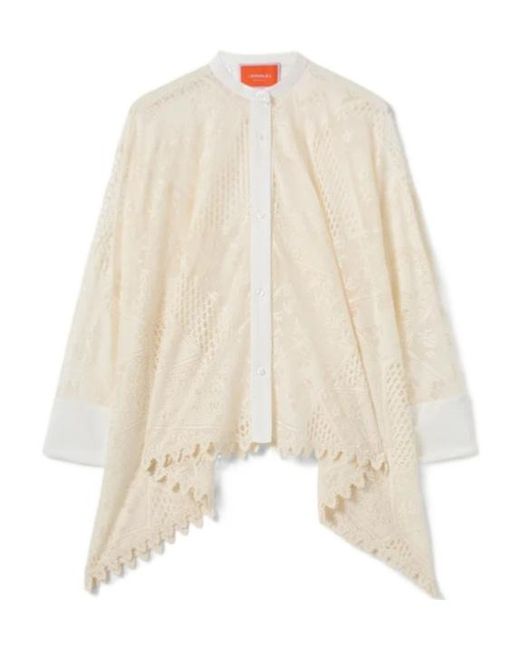 LaDoubleJ Natural La Doublej Lacey Foulard Shirt
