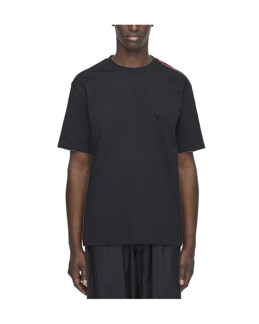 Y-3 Black Gradient Short-Sleeved Shirt for men