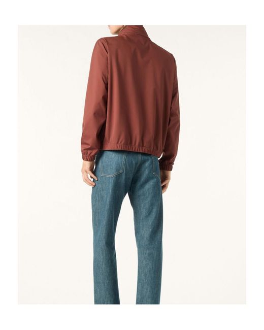 Loro Piana Red Bomber Jacket for men