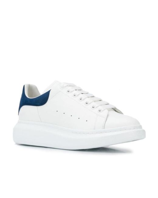McQueen White Oversized Lace-Up Sneakers for men
