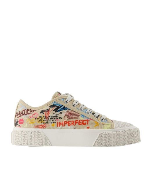 Marc Jacobs Multicolor The Punk Scribble Sneaker