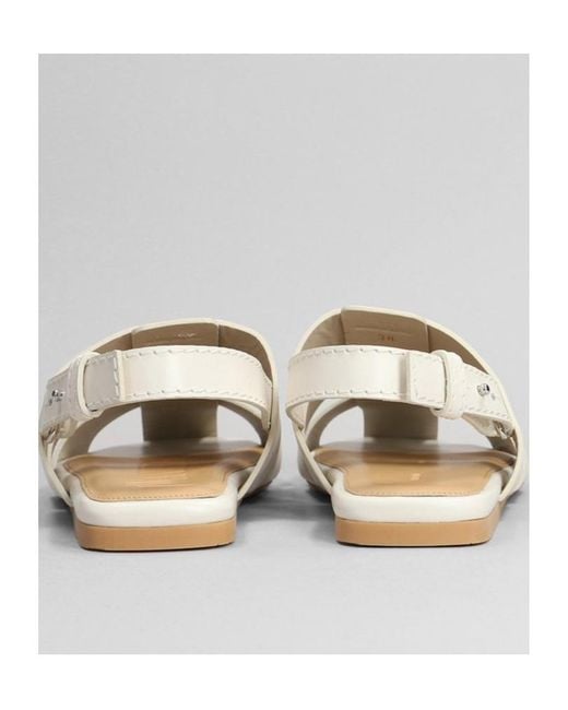 J.W. Anderson Natural Jw Anderson Caged Design Slingback Fisherman Sandals