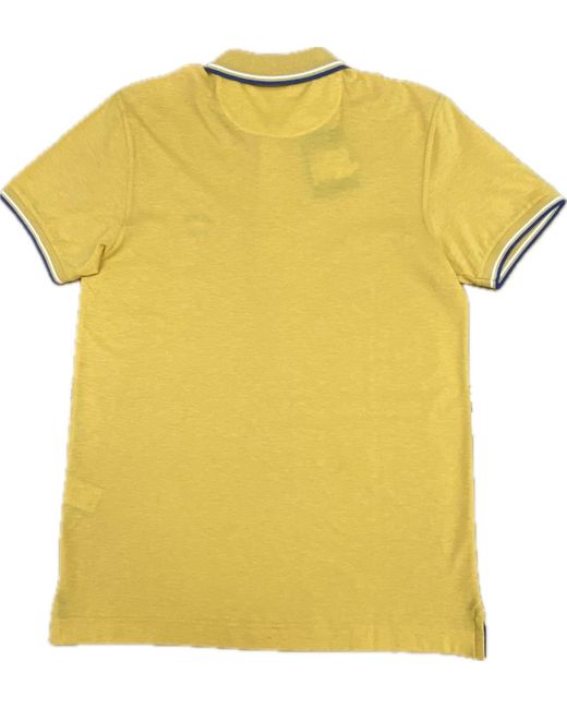 Paul & Shark Yellow Short-Sleeved Polo Shirt for men