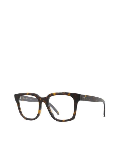 Givenchy White Eyewear Square Frame Glasses for men