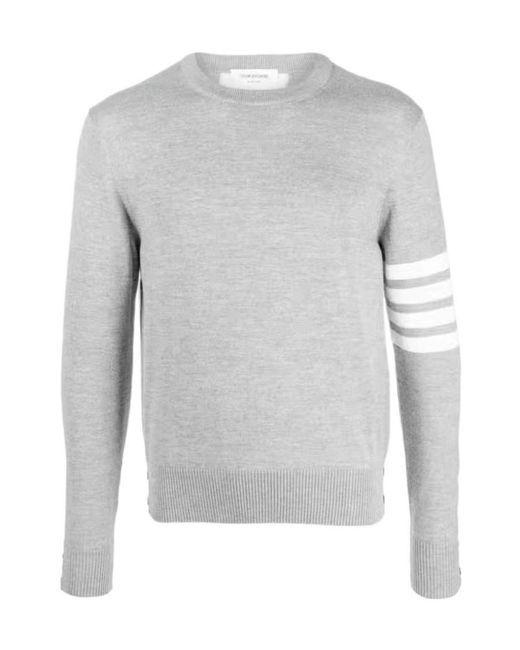Thom Browne Gray Lobster-Bar Wool Jumper for men