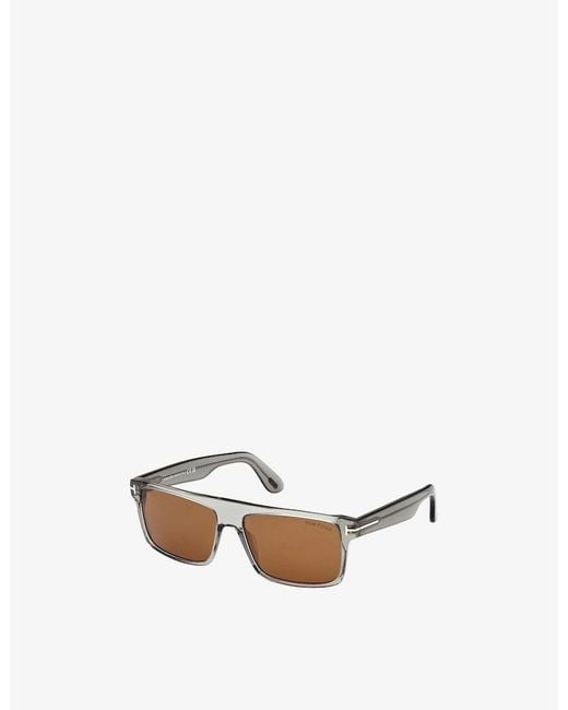 Tom Ford Multicolor Eyewear Rectangular-Frame Sunglasses for men