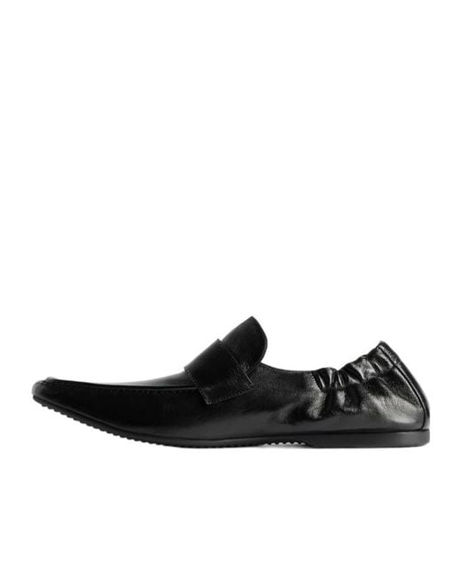 Balenciaga Black Palermo Backless Loafers for men