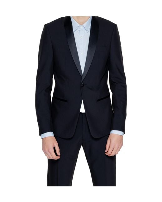 Antony Morato Blue Single-Breasted Suit Jacket for men