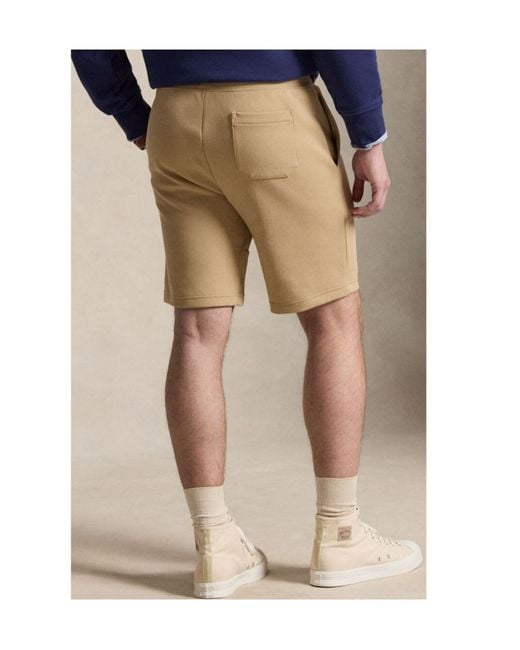 Polo Ralph Lauren Natural Logo-Embroidered Drawstring Shorts for men