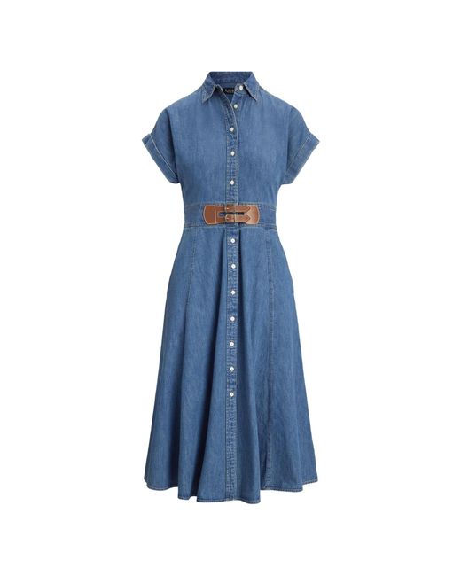 Ralph Lauren Blue Denim Shirt Dress