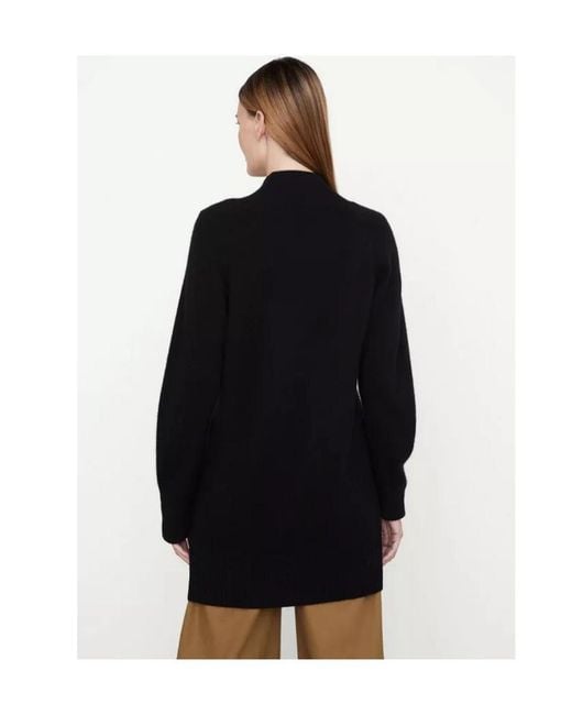 Vince Blue Open-Front Cashmere Cardi-Coat