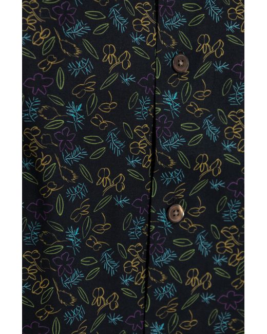 Paul Smith Black Ps Paul Smith Colorful Printed Long-Sleeved Shirt for men