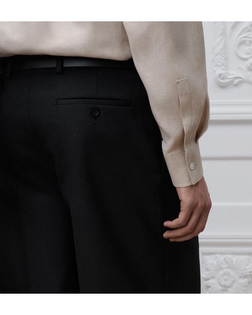 Dior Black Belt Loop Shorts for men