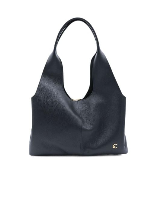 Coccinelle Blue Slouchy Shoulder Bag
