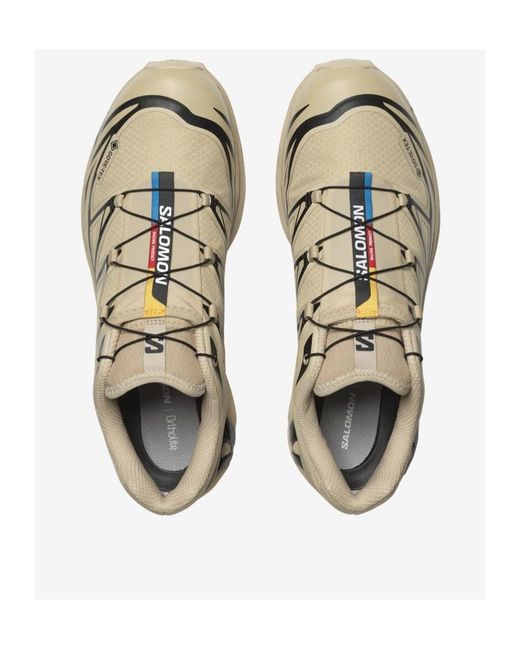 Salomon Lab Brown Salomon Xt-6 Panelled Sneakers