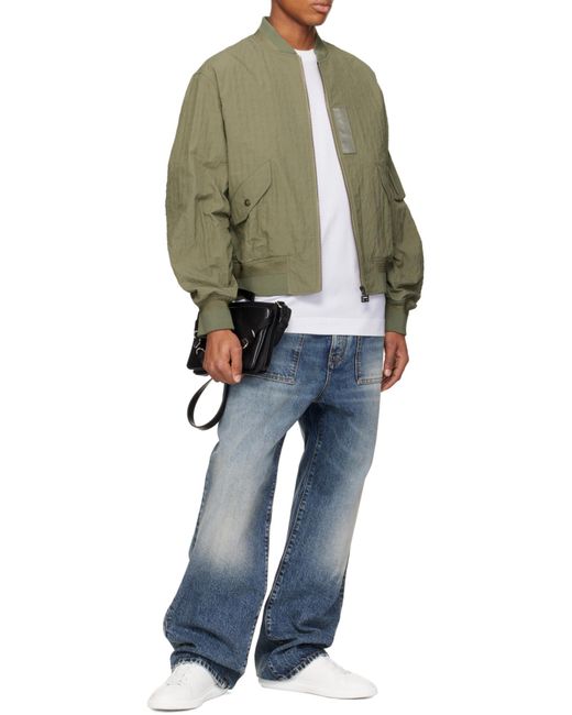 Givenchy Green Monogram 72 Bomber Jacket for men
