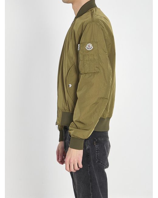 Moncler Green Reversible Locovez Bomber Jacket for men
